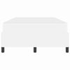 vidaXL Bed Frame with Mattress White 47.24 x 78.74 in Fabric