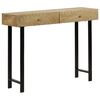 vidaXL Console Table Mango wood brown Solid mango wood Standard