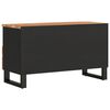 vidaXL TV Cabinet Natural wood and black