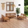 vidaXL Garden Lounge Set Honey Brown Solid Pinewood Medium Modular
