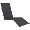 vidaXL Deck Chair Acacia wood Solid acacia wood, 100% polyester Standard