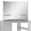 vidaXL Dresser Concrete Grey MDF, Melamine Medium Dressing Table