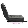 vidaXL Universal Tractor Seat Black Steel frame, PVC upholstery Universal