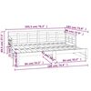 vidaXL Pull-out Day Bed Natural wood Solid Pine Wood