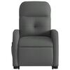 vidaXL Electric Stand Up Massage Recliner Chair Dark Gray