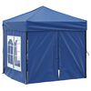 vidaXL Party Tent Blue 210D Oxford Fabric Small Foldable Party Tent