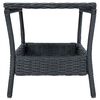 vidaXL Garden Lounge Set Dark grey, Black