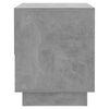 vidaXL Bedside Cabinet Set of 2 Concrete Grey Engineered Wood