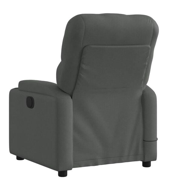 vidaXL Massage Recliner Chair Dark grey