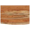 vidaXL Wall Shelf Natural Wood Solid Acacia wood Medium Durable