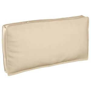 vidaXL Cushion Beige 47.24 x 23.62 x 4.72 in Oxford Fabric