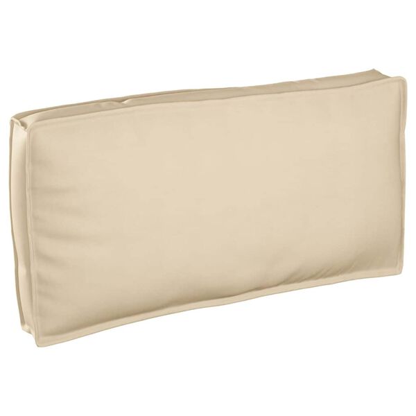 vidaXL Cushion Beige 47.24 x 23.62 x 4.72 in Oxford Fabric