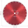 vidaXL Diamond Cutting Disc Steel 13.78 "