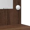 vidaXL Dressing Table 3 pcs Brown 40 x 41 x 135 cm Engineered wood