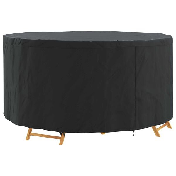 vidaXL Outdoor Furniture Cover Black 182 x 182 x 85 cm 420D fabric