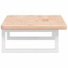 vidaXL Basin Shelf Wall Mounted Steel and Solid Wood Oak