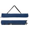 vidaXL Folding Camping Bed Folding Blue 81.10 x 29.92 x 29.13 in