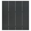 vidaXL 4-Panel Room Divider Anthracite 63"x70.9" Steel