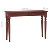 vidaXL Console Table Classic brown Solid mahogany wood Medium
