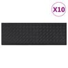 vidaXL Stair Tread Black Rubber Standard Non-slip Stair Tread
