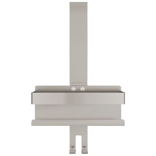 vidaXL Hanging Shower Caddy Silver Brushed 304 stainless steel