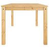vidaXL Dining Table Solid pine wood 70.9 x 35.4 x 29.5 in Minimalist