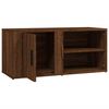 vidaXL TV Cabinet Set of 2 Brown Oak Engineered Wood Medium TV Cabinet