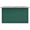 vidaXL Storage Box Green Galvanized steel 58.7 x 39.0 x 36.6 in