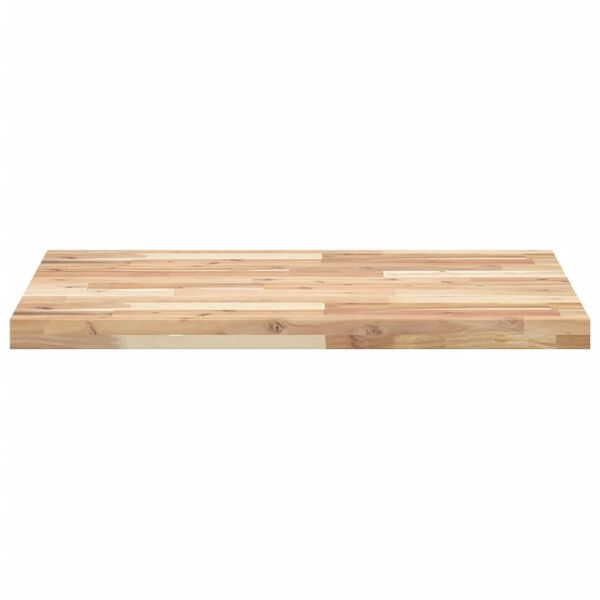 vidaXL Table Top Natural wood Solid acacia wood 31.5x23.6 in Durable