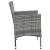 vidaXL Garden Sofa Set Grey and dark grey