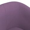 vidaXL Tub Chair Purple 100% polyester, foam, pinewood, plywood, plastic