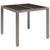 vidaXL Garden Dining Set Grey