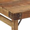 vidaXL Coffee Table Brown 43.31 x 21.65 x 15.75 in Solid Reclaim Wood