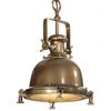 vidaXL Pendant Lighting Brass Aluminum Medium Pendant Lighting Round