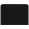 vidaXL Garden Furniture Cover Black Polyethylene 70.9 x 31.5 x 49.2 in