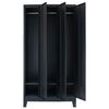 vidaXL Locker Cabinet Metal Industrial Style 35.4"x17.7"x70.9"