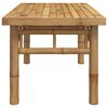 vidaXL Coffee Table Natural Bamboo Bamboo Small Coffee Table
