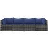 vidaXL Patio Lounge Set Grey