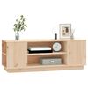 vidaXL TV Cabinet Natural Wood Solid Pine Wood Medium TV Cabinet