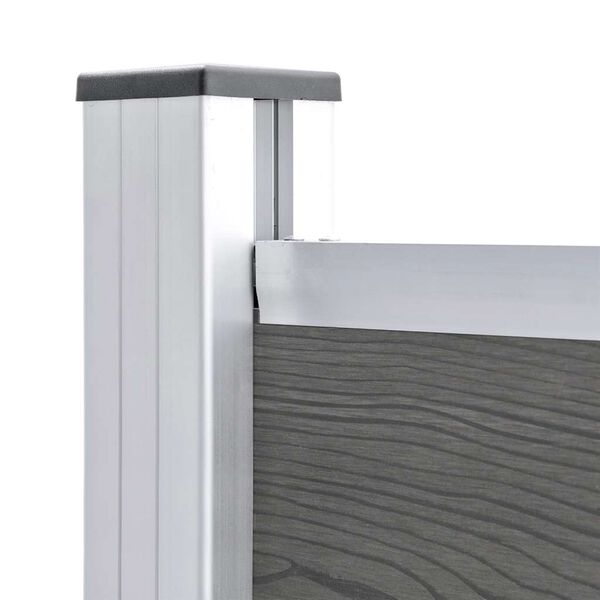 vidaXL Fence Panel WPC 68.9x57.5" Grey