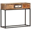 vidaXL Console Table Mixed shades of reclaimed wood