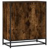 vidaXL Sideboard Smoked Oak Engineered wood, metal 26.8x13.8x29.9 in