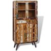 vidaXL China Cabinet Multicolor Reclaimed wood Large China Cabinet