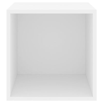 vidaXL Wall Cabinets 2 pcs White 14.6"x14.6"x14.6" Engineered Wood