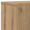 vidaXL TV Cabinet Artisan Oak Engineered Wood Compact TV Cabinet