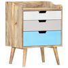 vidaXL Bedside Cabinet Brown Solid Mango Wood Medium Bedside Cabinet