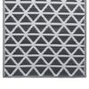 vidaXL Outdoor Carpet Black Polypropylene 63.0 x 90.6 in Outdoor Carpet