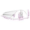 vidaXL Greenhouse Green Polyethylene Large Rollable Greenhouse