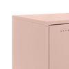 vidaXL Sideboard Pink Cold-rolled Steel Medium Sideboard Rectangular
