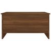 vidaXL Coffee Table Brown Oak Engineered Wood 31.5In X 21.9In X 16.3In